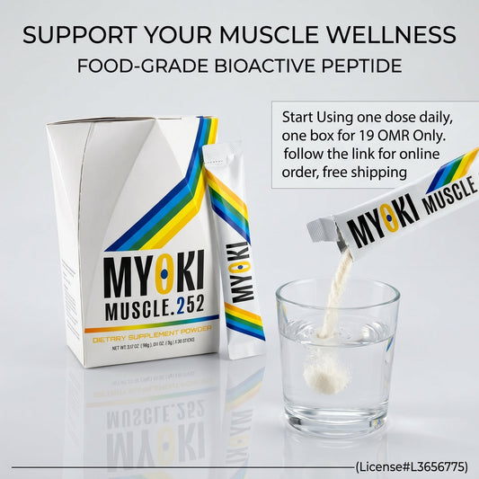 Certified Supplement in many GCC countries that preserves Muscles and support wellness
